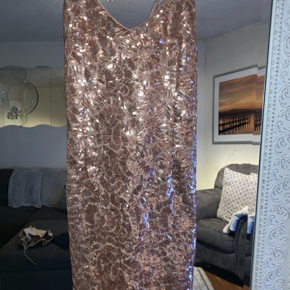 Sequin mini dress